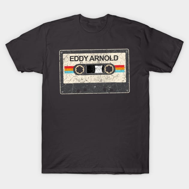 kurniamarga vintage cassette tape Eddy Arnold T-Shirt by kurniamarga.artisticcolorful